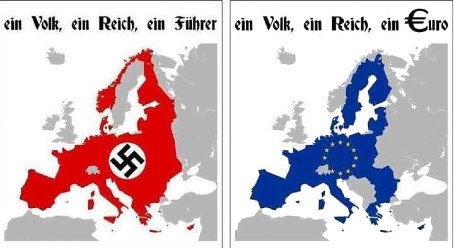 Россия гитлера победила. Третий Рейх и Евросоюз карта. Карта Евросоюза и третьего рейха. Границы 3 рейха в 1941. ЕС И третий Рейх.